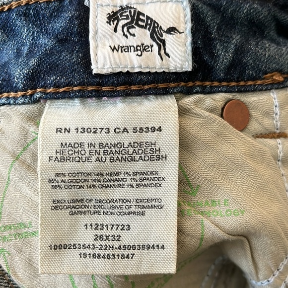 Wrangler Women's Flare Jeans - Dark Blue - Picture 9 of 10